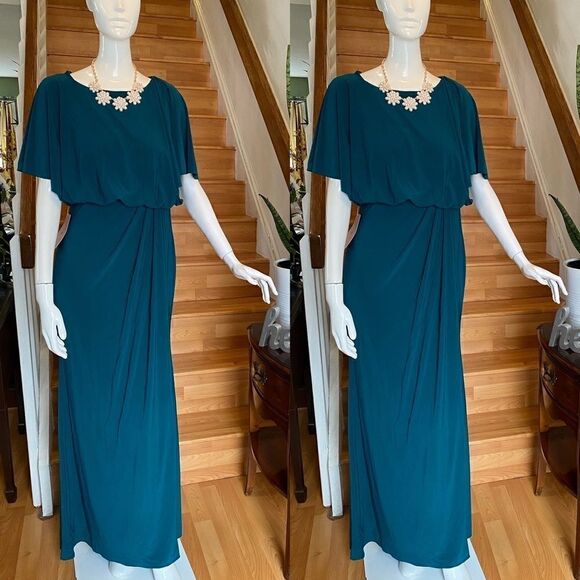 BHLDN teal Lena Flutter Sleeve Jersey - Picture 3 of 10